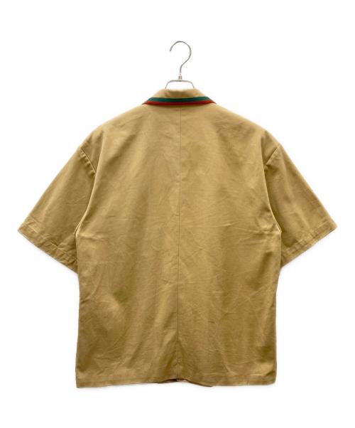 GUCCI（グッチ）GUCCI (グッチ) 半袖シャツジャケット ベージュ サイズ:52の古着・服飾アイテム