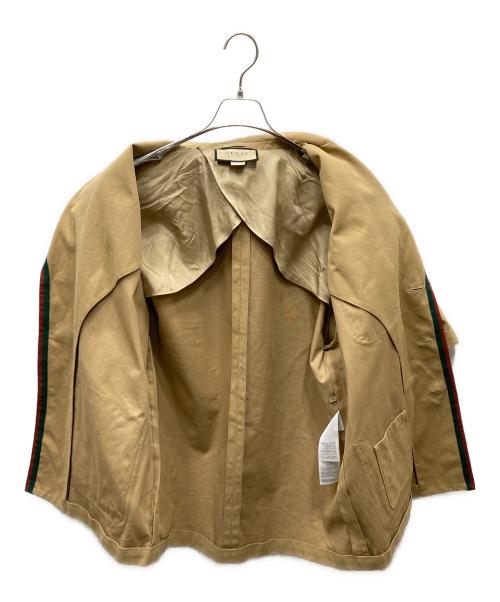 GUCCI（グッチ）GUCCI (グッチ) 半袖シャツジャケット ベージュ サイズ:52の古着・服飾アイテム