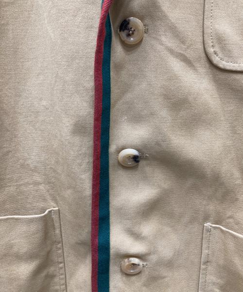 GUCCI（グッチ）GUCCI (グッチ) 半袖シャツジャケット ベージュ サイズ:52の古着・服飾アイテム