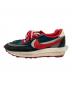 NIKE (ナイキ) sacai (サカイ) UNDERCOVER (アンダーカバー) LD WAFFLE ローカットスニーカー ネイビー×レッド サイズ:27.5cm：9000円