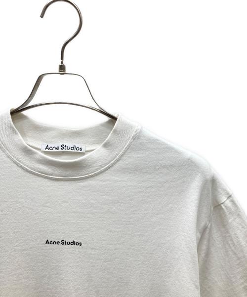 Acne studios（アクネ ストゥディオズ）ACNE STUDIOS (アクネ ストゥディオズ) ロゴTシャツ ホワイト サイズ:XSの古着・服飾アイテム