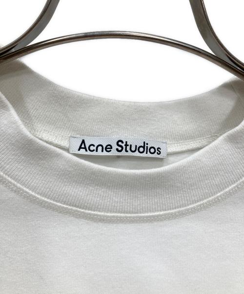 Acne studios（アクネ ストゥディオズ）ACNE STUDIOS (アクネ ストゥディオズ) ロゴTシャツ ホワイト サイズ:XSの古着・服飾アイテム