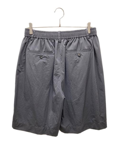 stein（シュタイン）stein (シュタイン) WINDPROOF NYLON WIDE EASY SHORT TROUSERS - BLACK イージーナイロンショーツ グレー サイズ:Mの古着・服飾アイテム
