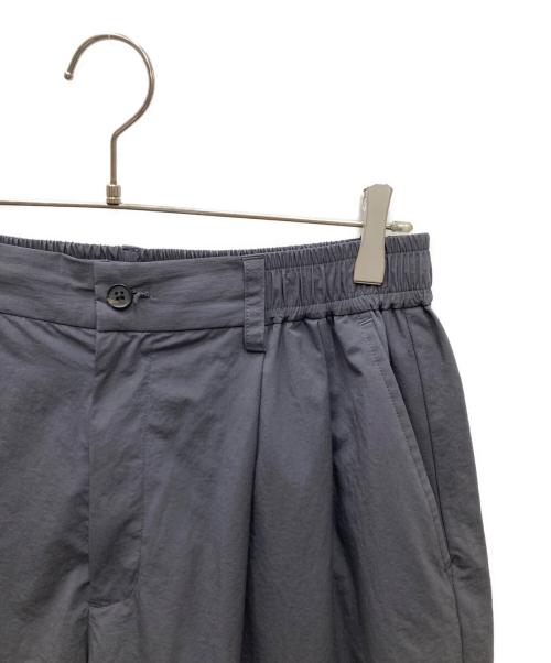 stein（シュタイン）stein (シュタイン) WINDPROOF NYLON WIDE EASY SHORT TROUSERS - BLACK イージーナイロンショーツ グレー サイズ:Mの古着・服飾アイテム