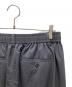 中古・古着 stein (シュタイン) WINDPROOF NYLON WIDE EASY SHORT TROUSERS - BLACK イージーナイロンショーツ グレー サイズ:M：35000円