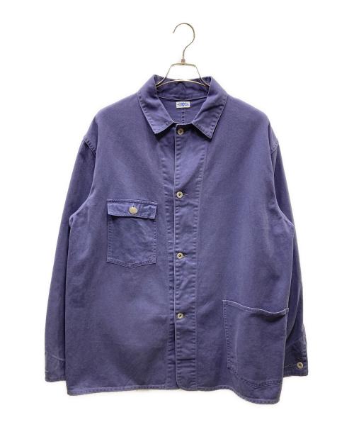 FOUNDOUR（ファウンダ）FOUNDOUR (ファウンダ) 25SS COVERALL JACKET ジャケット パープル サイズ:SIZE 3の古着・服飾アイテム