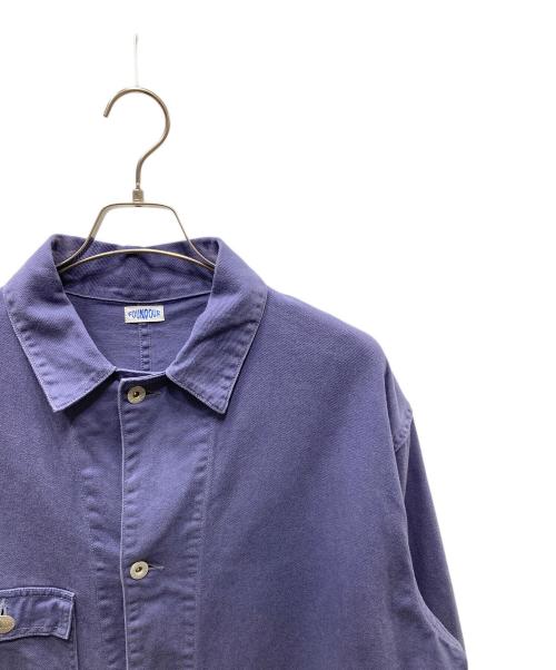 FOUNDOUR（ファウンダ）FOUNDOUR (ファウンダ) 25SS COVERALL JACKET ジャケット パープル サイズ:SIZE 3の古着・服飾アイテム