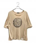 UNDERCOVERISMアンダーカバーイズム）の古着「10aw AVAKARETA LIFE期 元素記号 Tシャツ」｜ベージュ