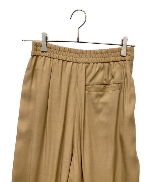 CABAN（キャバン）CABaN (キャバン) レーヨンシルクツイル 2タックパンツ ベージュ サイズ:XSの古着・服飾アイテム