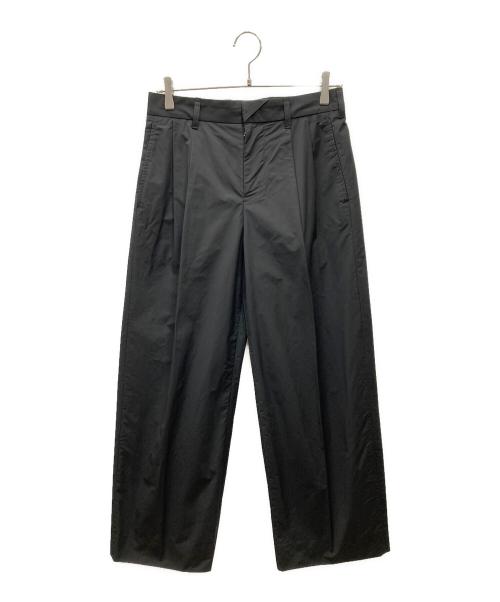 ntn（エヌティーエヌ）NTN (エヌティーエヌ) BETA2-TUCK TROUSERS タックトラウザーズ ブラック サイズ:1の古着・服飾アイテム