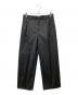 NTN（エヌティーエヌ）の古着「BETA2-TUCK TROUSERS タックトラウザーズ」｜ブラック