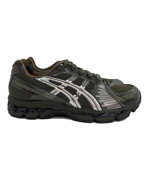 asics（アシックス）asics (アシックス) KITH (キス) 【2足セット】GEL-KAYANO 12.1 ローカットスニーカー ①ネイビー×グレー ②グリーン サイズ:27㎝ 未使用品の古着・服飾アイテム