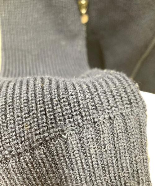 MONCLER（モンクレール）MONCLER (モンクレール) MAGLIONE TRICOT CARDIGAN ウールニット切替ダウンジャケット ブラック×ネイビー サイズ:SIZE　Sの古着・服飾アイテム