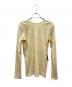 TOGA PULLA (トーガ プルラ) Rib jersey L/S リブカットソー ベージュ サイズ:36：10000円