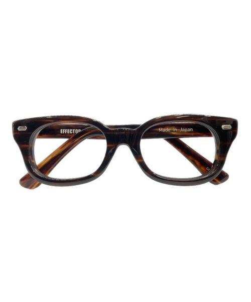 EFFECTOR（エフェクター）EFFECTOR (エフェクター) 眼鏡 ブラウンの古着・服飾アイテム