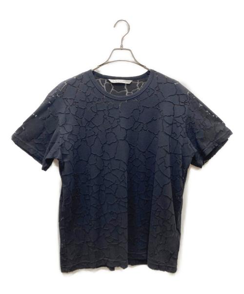 JOHN LAWRENCE SULLIVAN（ジョン ローレンス サリバン）JOHN LAWRENCE SULLIVAN (ジョン ローレンス サリバン) CRACKED JERSEY T-SHIRT Tシャツ ブラック サイズ:SIZE Sの古着・服飾アイテム