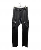 Francis MOR.Kフランシスト・モークス）の古着「HI-TENSION STRETCH ECO LEATHER 7P-PANT ストレッチエコレザーパンツ」｜ブラック