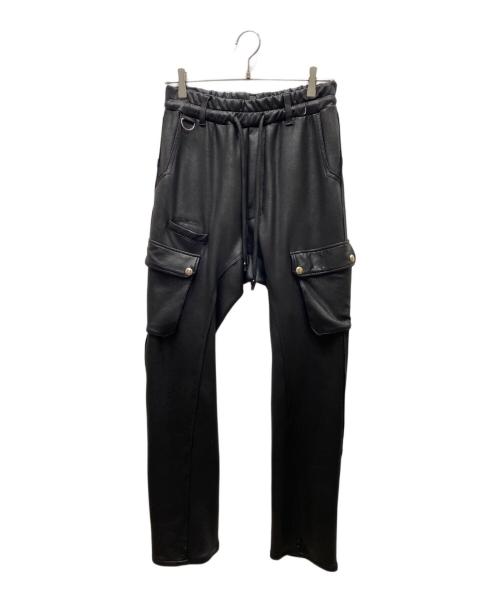 Francis MOR.K（フランシスト・モークス）Francis MOR.K (フランシスト・モークス) HI-TENSION STRETCH ECO LEATHER 7P-PANT ストレッチエコレザーパンツ ブラック サイズ:Freeの古着・服飾アイテム