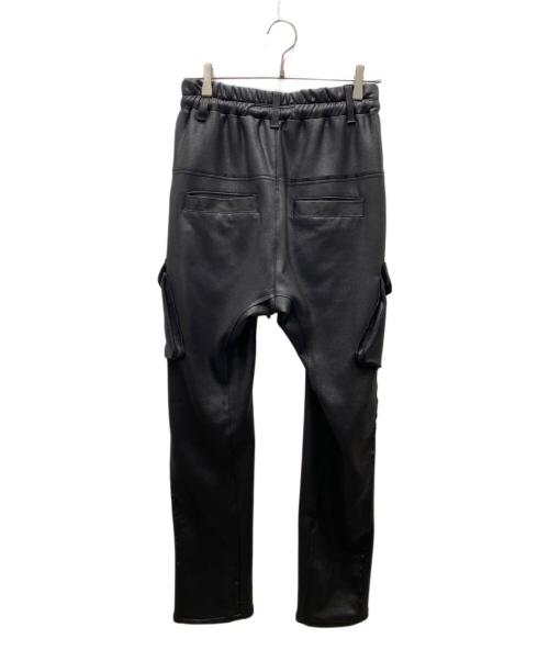 Francis MOR.K（フランシスト・モークス）Francis MOR.K (フランシスト・モークス) HI-TENSION STRETCH ECO LEATHER 7P-PANT ストレッチエコレザーパンツ ブラック サイズ:Freeの古着・服飾アイテム
