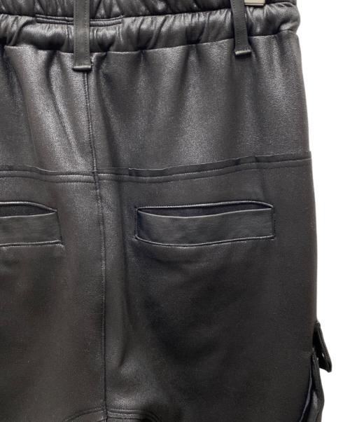 Francis MOR.K（フランシスト・モークス）Francis MOR.K (フランシスト・モークス) HI-TENSION STRETCH ECO LEATHER 7P-PANT ストレッチエコレザーパンツ ブラック サイズ:Freeの古着・服飾アイテム