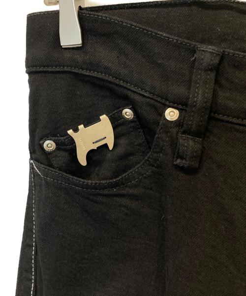 STRUM（ストラム）STRUM (ストラム) 11oz オーガニックコットン ストレッチデニム SKINNY JOHN スキニー ワンウォッシュ STJ002-SN01 ブラック サイズ:32inchの古着・服飾アイテム