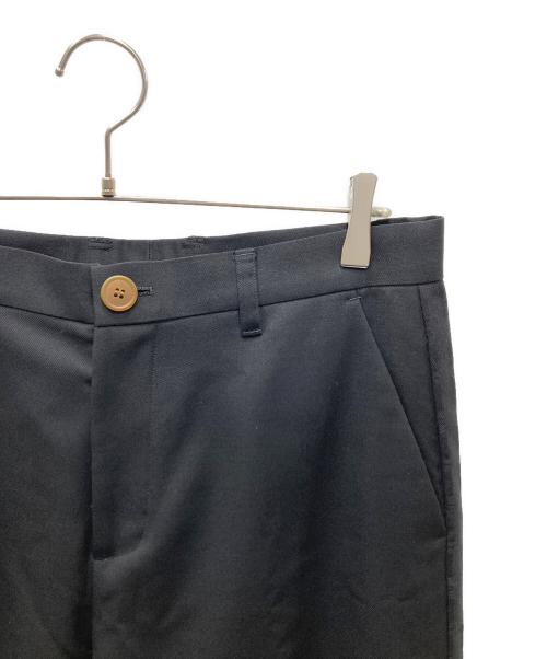 Vivienne Westwood man（ヴィヴィアン ウェストウッド マン）Vivienne Westwood man (ヴィヴィアン ウェストウッド マン) ウール切替スラックス ブラック サイズ:48の古着・服飾アイテム