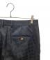 中古・古着 Vivienne Westwood man (ヴィヴィアン ウェストウッド マン) ウール切替スラックス ブラック サイズ:48：20000円