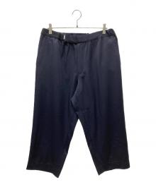 Graphpaper（グラフペーパー）の古着「Wool Twill Cook Pant イージーワイドパンツ」｜ネイビー
