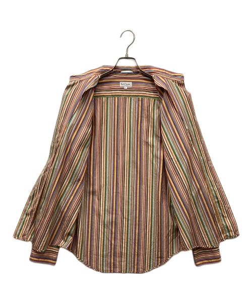 PAUL SMITH（ポールスミス）Paul Smith (ポールスミス) マルチカラーストライプ シャツ マルチカラー サイズ:Lの古着・服飾アイテム