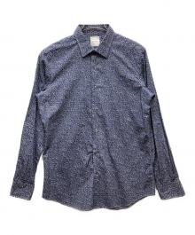 PAUL SMITH（ポールスミス）の古着「ペイズリーシャツ」｜ネイビー×ホワイト