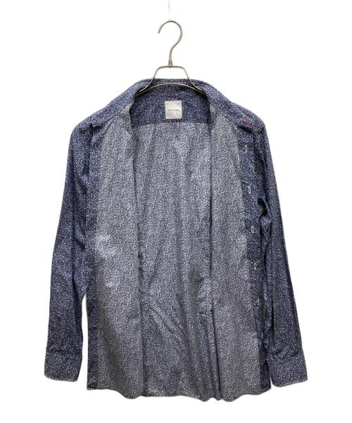 PAUL SMITH（ポールスミス）PAUL SMITH (ポールスミス) ペイズリーシャツ ネイビー×ホワイト サイズ:SIZE Lの古着・服飾アイテム