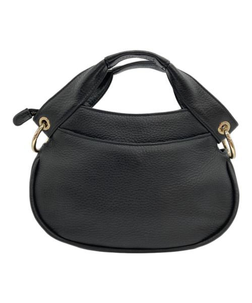 Vivienne Westwood（ヴィヴィアンウエストウッド）Vivienne Westwood (ヴィヴィアンウエストウッド) レザーハンドバッグ ブラックの古着・服飾アイテム