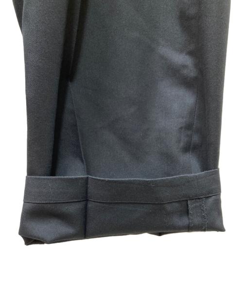 NICE（ナイス）Nice (ナイス) Double Pleat Belted Trousers プリーツトラウザー ブラック サイズ:Mの古着・服飾アイテム
