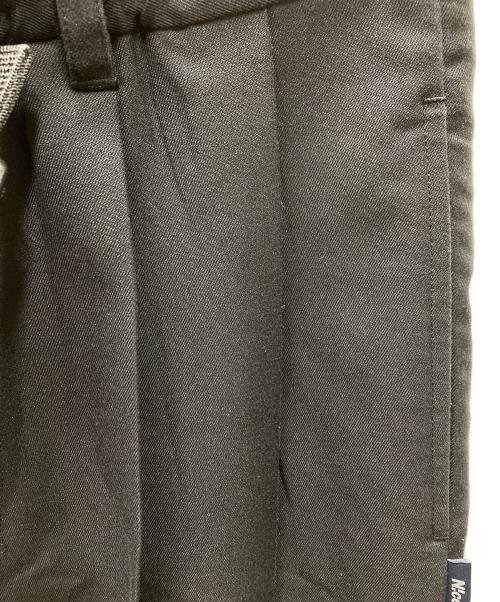 NICE（ナイス）Nice (ナイス) Double Pleat Belted Trousers プリーツトラウザー ブラック サイズ:Mの古着・服飾アイテム