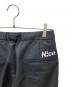 中古・古着 Nice (ナイス) Double Pleat Belted Trousers プリーツトラウザー ブラック サイズ:M：10000円
