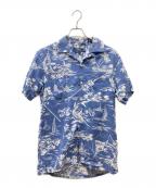 POLO RALPH LAURENポロ・ラルフローレン）の古着「オープンカラーシャツ」｜ネイビー