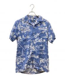 POLO RALPH LAUREN（ポロ・ラルフローレン）の古着「オープンカラーシャツ」｜ネイビー