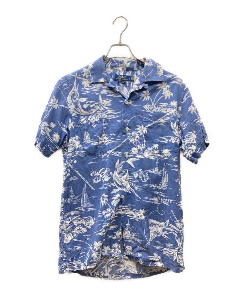 POLO RALPH LAUREN（ポロ・ラルフローレン）POLO RALPH LAUREN (ポロ・ラルフローレン) オープンカラーシャツ ネイビー サイズ:Sの古着・服飾アイテム
