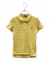 POLO RALPH LAUREN（ポロ・ラルフローレン）の古着「ケーブルニットポロシャツ」｜イエロー