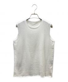 A-POC ABLE ISSEY MIYAKE（エイポック エイブル イッセイ ミヤケ）の古着「ノースリーブTシャツ」｜ホワイト