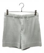 PLEATS PLEASEプリーツプリーズ）の古着「TAILORED PLEATS 3 プリーツショートパンツ」｜ドゥオモグリーン(DUOMO GREEN