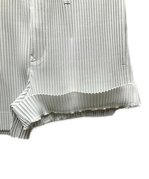 PLEATS PLEASE（プリーツプリーズ）PLEATS PLEASE (プリーツプリーズ) TAILORED PLEATS 3 プリーツショートパンツ DUOMO GREEN サイズ:Freeの古着・服飾アイテム