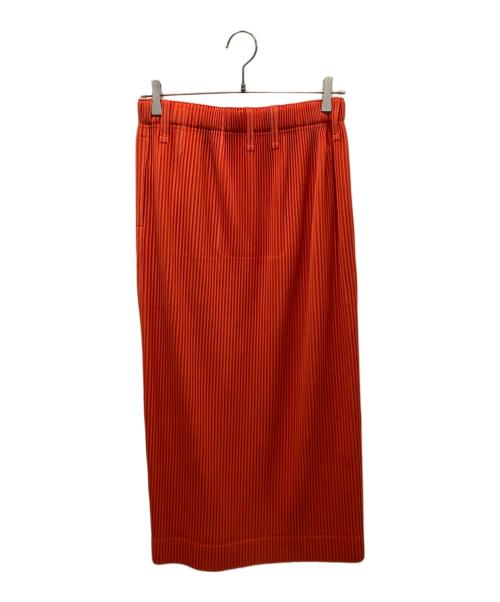 HOMME PLISSE ISSEY MIYAKE（オム プリッセ イッセイ ミヤケ）HOMME PLISSE ISSEY MIYAKE (オム プリッセ イッセイ ミヤケ) COLORFUL PLEATS BOTTOMS カラフルプリーツボトムス オレンジ(MANAROLA BOAT ORANGE) サイズ:1 未使用品の古着・服飾アイテム