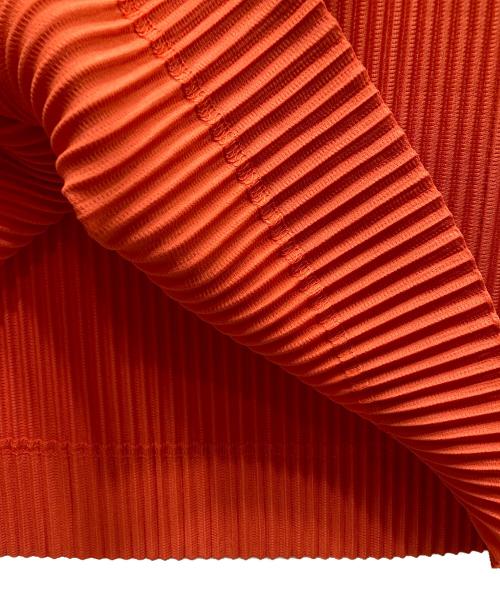 HOMME PLISSE ISSEY MIYAKE（オム プリッセ イッセイ ミヤケ）HOMME PLISSE ISSEY MIYAKE (オム プリッセ イッセイ ミヤケ) COLORFUL PLEATS BOTTOMS カラフルプリーツボトムス オレンジ(MANAROLA BOAT ORANGE) サイズ:1 未使用品の古着・服飾アイテム