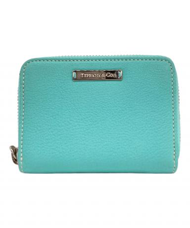 未使用Tiffany & Co.ティファニー　レザーケース　財布　箱袋付き 中古・古着通販】Tiffany & Co. (ティファニー) ロゴプレート ラウンド
