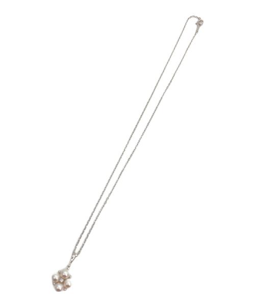 MIKIMOTO（ミキモト）MIKIMOTO (ミキモト) パール4連 1Pダイヤ ペンダントの古着・服飾アイテム