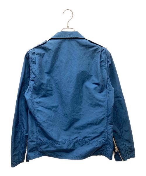 Schott（ショット）Schott (ショット) ナイロンライダース ジャケット ブルー サイズ:38の古着・服飾アイテム