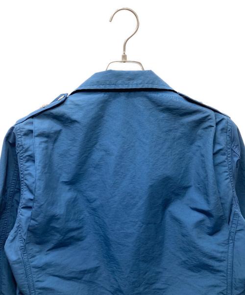 Schott（ショット）Schott (ショット) ナイロンライダース ジャケット ブルー サイズ:38の古着・服飾アイテム