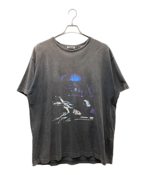 KITH（キス）KITH (キス) STAR WARS (スターウォーズ) ダースベーダー ヴィンテージ プリントTシャツ フェードブラック サイズ:SIZE Lの古着・服飾アイテム