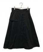 BLUE LABEL CRESTBRIDGEブルーレーベルクレストブリッジ）の古着「ロングスカート」｜ブラック